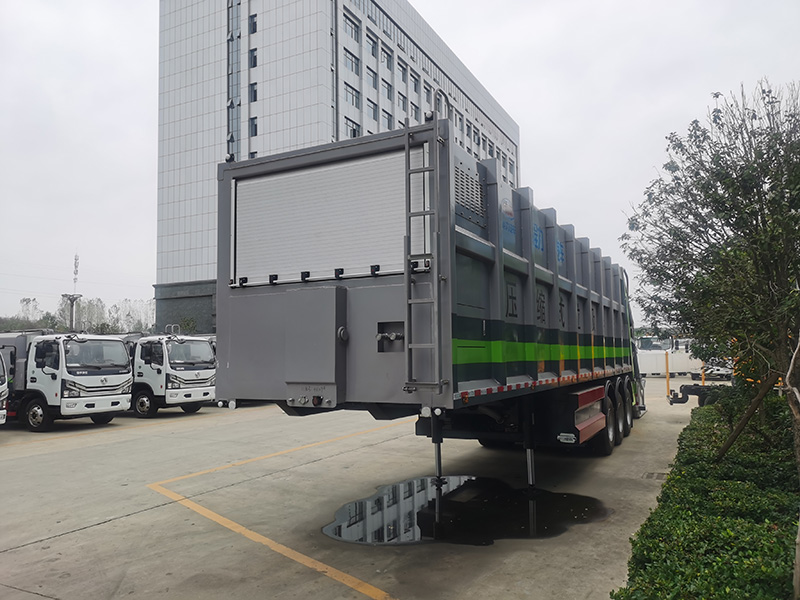 程力牌CL9400ZLJAJH型垃圾转运半挂车
