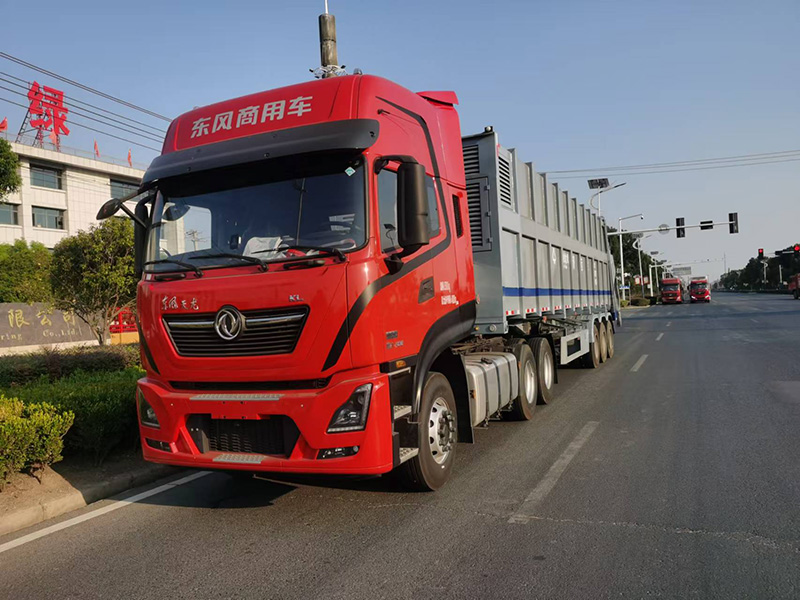 压缩式半挂垃圾清运车